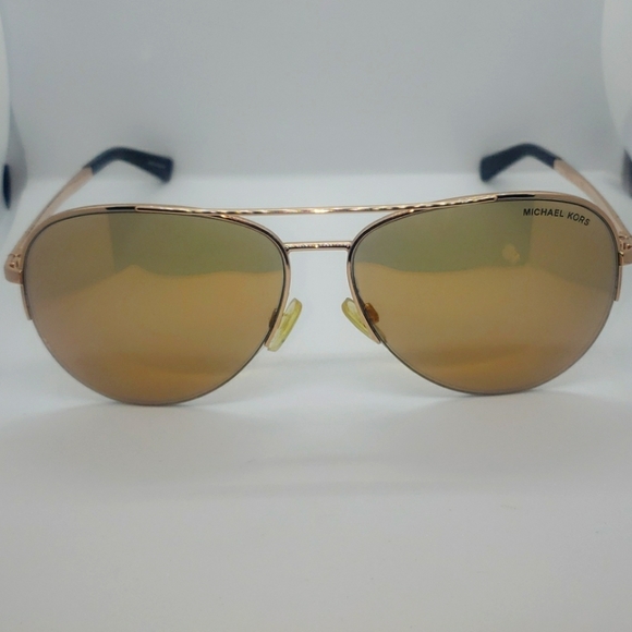 Michael Kors aviator sunglasses gold frame